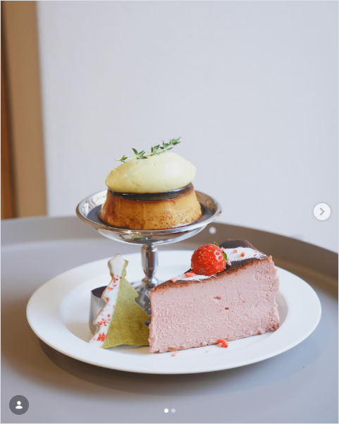 ピスタチオチーズケーキ